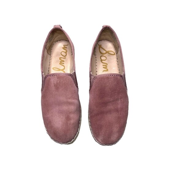 Sam Edelman Carrin Suede Platform Espadrilles Shoes‎ Pink Women Size 8M Slip On - Picture 3 of 7